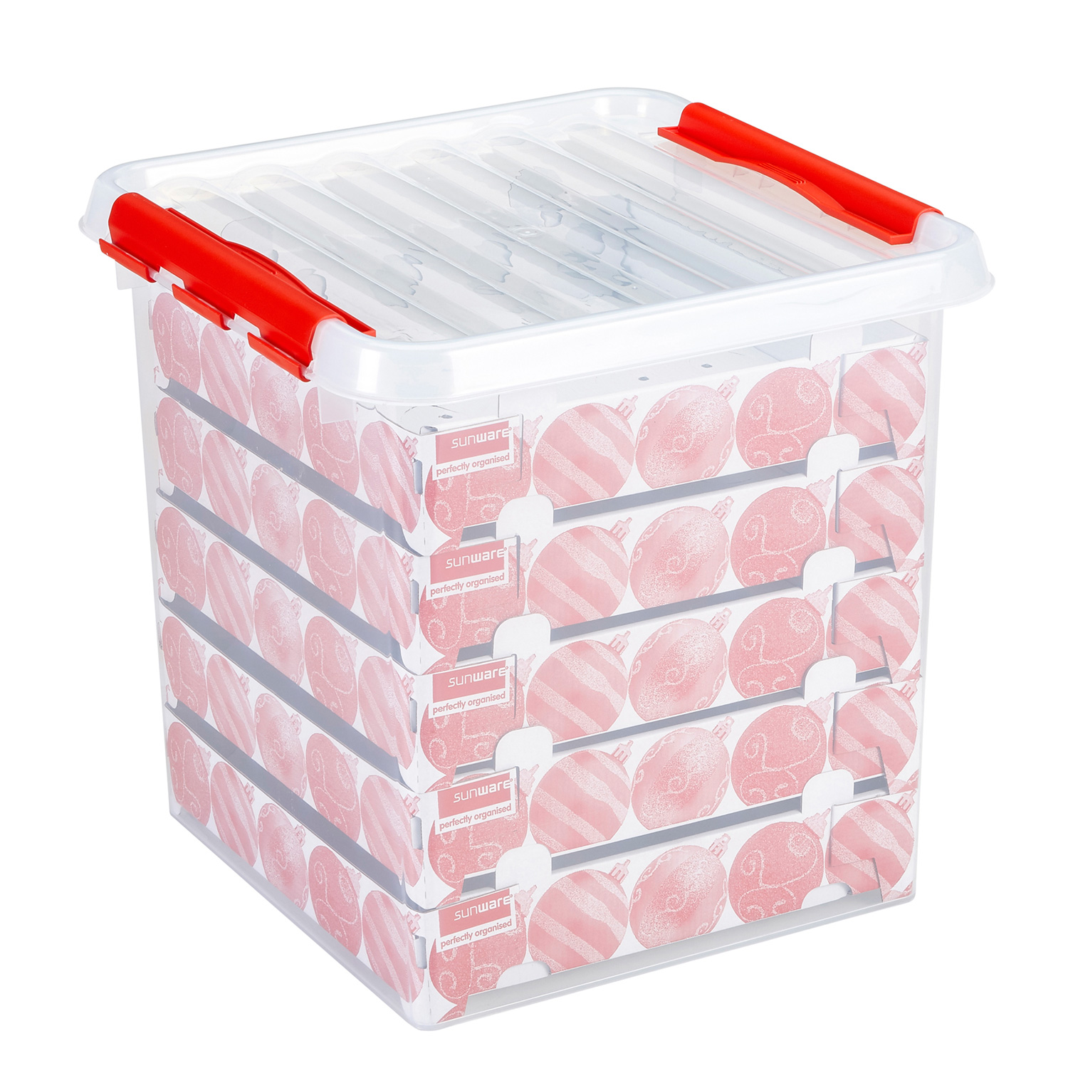 Weihnachtskugelbox Q-LINE 125 - mit Trays für 125 Kugeln Weihnachtskugelbox Q-LINE 125 - mit Trays für 125 Kugeln von SUNWARE