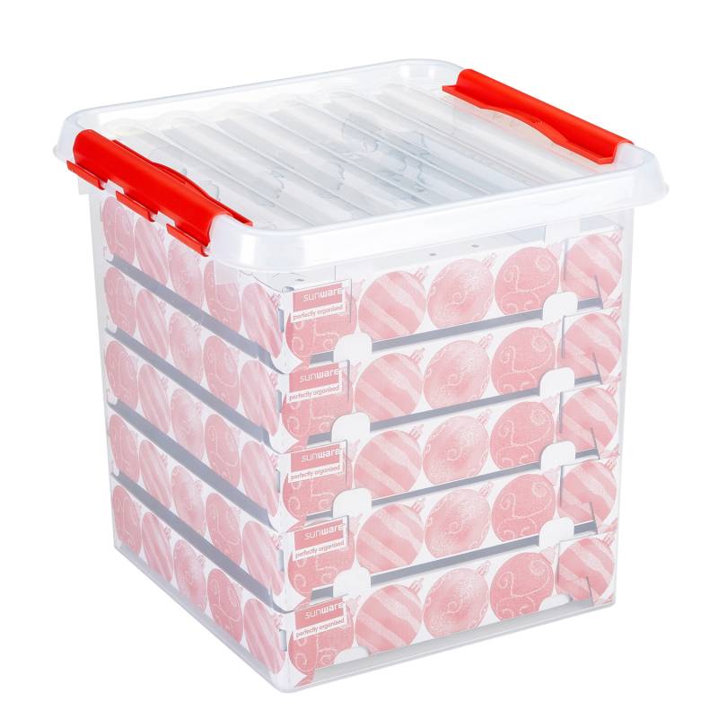 Weihnachtskugelbox Q-LINE 125 - mit Trays für 125 Kugeln von SUNWARE