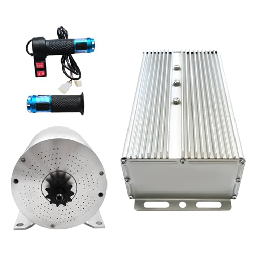 72V 3000W BüRstenloser Motor Mit Controller Und Paar Lenker Motorumrüstsatz für Elektroroller E-Bikes Go-Karts und elektrische Atv-Fahrzeuge 72V 3000W BüRstenloser Motor Mit Controller Und Paar Lenker Motorumrüstsatz für Elektroroller E-Bikes Go-Karts und elektrische Atv-Fahrzeuge von SUONTY