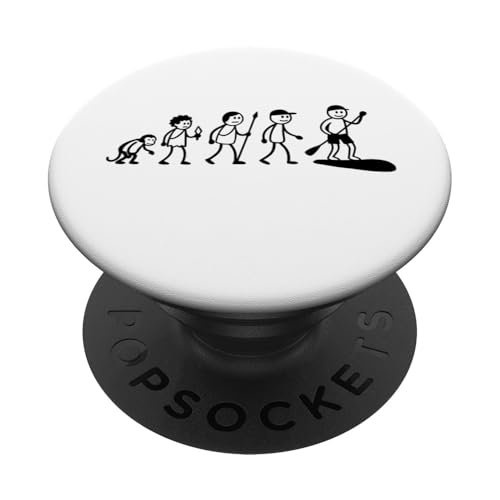 Paddleboarding SUP Board Stand Up Paddle Evolution Supboard PopSockets Klebender PopGrip Paddleboarding SUP Board Stand Up Paddle Evolution Supboard PopSockets Klebender PopGrip von SUP Stand Up Paddle Board Surfing Geschenke Shirts