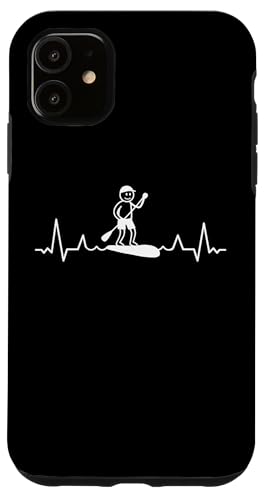 Paddleboarding SUP Board Stand Up Paddle Herzschlag Supboard Hülle für iPhone 11 Paddleboarding SUP Board Stand Up Paddle Herzschlag Supboard Hülle für iPhone 11 von SUP Stand Up Paddle Board Surfing Geschenke Shirts