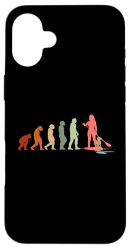 SUP Evolution paddleboarding Stand Up Paddle Hund supboard Hülle für iPhone 16 Plus SUP Evolution paddleboarding Stand Up Paddle Hund supboard Hülle für iPhone 16 Plus von SUP Stand Up Paddle Board Surfing Geschenke Shirts