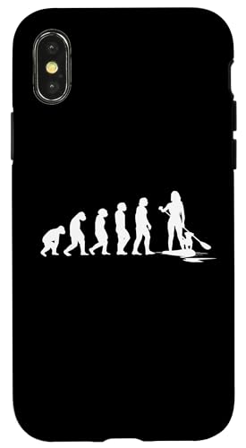 SUP Evolution paddleboarding Stand Up Paddle Hund supboard Hülle für iPhone X/XS SUP Evolution paddleboarding Stand Up Paddle Hund supboard Hülle für iPhone X/XS von SUP Stand Up Paddle Board Surfing Geschenke Shirts