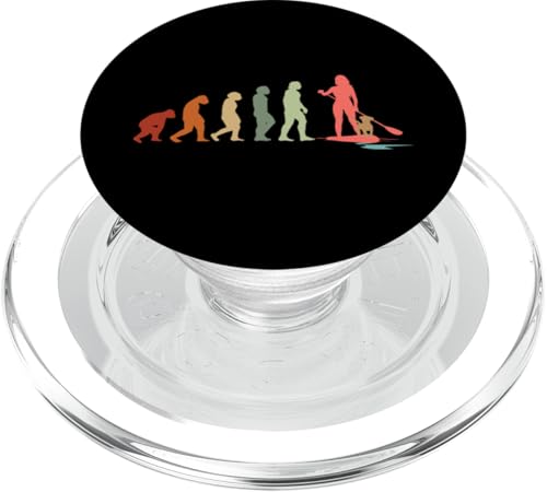 SUP Evolution paddleboarding Stand Up Paddle Hund supboard PopSockets PopGrip für MagSafe SUP Evolution paddleboarding Stand Up Paddle Hund supboard PopSockets PopGrip für MagSafe von SUP Stand Up Paddle Board Surfing Geschenke Shirts