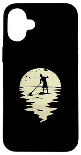 SUP paddleboarding Stand Up Paddle paddling Nacht supboard Hülle für iPhone 16 Plus SUP paddleboarding Stand Up Paddle paddling Nacht supboard Hülle für iPhone 16 Plus von SUP Stand Up Paddle Board Surfing Geschenke Shirts