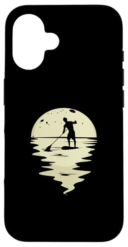 SUP paddleboarding Stand Up Paddle paddling Nacht supboard Hülle für iPhone 16 SUP paddleboarding Stand Up Paddle paddling Nacht supboard Hülle für iPhone 16 von SUP Stand Up Paddle Board Surfing Geschenke Shirts