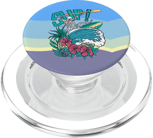 SUP paddleboarding Stand Up Paddle paddling Skull supboard PopSockets PopGrip für MagSafe SUP paddleboarding Stand Up Paddle paddling Skull supboard PopSockets PopGrip für MagSafe von SUP Stand Up Paddle Board Surfing Geschenke Shirts