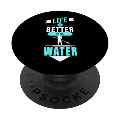 SUP paddleboarding Stand Up Paddle paddling Wasser supboard PopSockets Klebender PopGrip SUP paddleboarding Stand Up Paddle paddling Wasser supboard PopSockets Klebender PopGrip von SUP Stand Up Paddle Board Surfing Geschenke Shirts