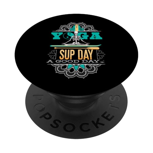 SUP paddleboarding Stand Up Paddle paddling Yoga supboard PopSockets Klebender PopGrip SUP paddleboarding Stand Up Paddle paddling Yoga supboard PopSockets Klebender PopGrip von SUP Stand Up Paddle Board Surfing Geschenke Shirts