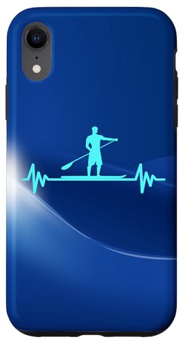 Tolles Herzschlag SUP Surfer Stand Up Paddle paddling paddel Hülle für iPhone XR Tolles Herzschlag SUP Surfer Stand Up Paddle paddling paddel Hülle für iPhone XR von SUP Stand Up Paddle Board Surfing Geschenke Shirts