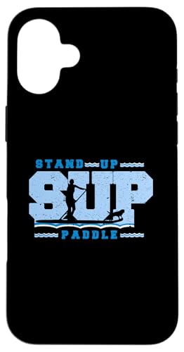 Tolles Stand up Paddling mit Hund t shirt SUP Paddle paddel Hülle für iPhone 16 Plus von SUP Stand Up Paddle Board Surfing Geschenke Shirts