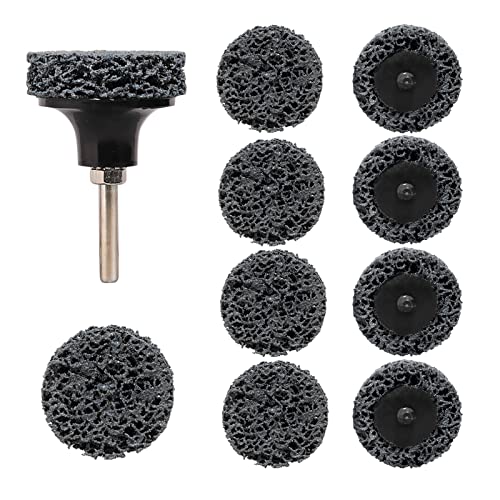 SUPAIDM Schleifscheiben, 10 Stück 2 Zoll 50 mm Nylonscheiben Abisolierrad, Rostentfernungs-Schleifscheibe for Schleifen und Polieren von Metall und Stahl SUPAIDM Schleifscheiben, 10 Stück 2 Zoll 50 mm Nylonscheiben Abisolierrad, Rostentfernungs-Schleifscheibe for Schleifen und Polieren von Metall und Stahl von SUPAIDM