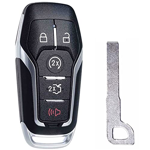 Schlüsselanhänger Ersatz passend für Ford Explorer 2016–2017 Edge Mustang 2015–2017 Fusion Titanium Lincoln MKZ MKC 2014–2016 MKX 2016–2018 2019 Keyless Entry Fernbedienung 1 64R7 989 Schlüsselanhänger Ersatz passend für Ford Explorer 2016–2017 Edge Mustang 2015–2017 Fusion Titanium Lincoln MKZ MKC 2014–2016 MKX 2016–2018 2019 Keyless Entry Fernbedienung 1 64R7 989 von SUPALAND