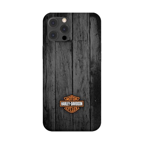 SUPER FABRIQUE Schutzhülle, transparent, stoßfest, für Apple iPhone, Design Harley Davidson (iPhone 13 Pro) von SUPER FABRIQUE