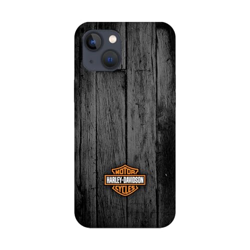 SUPER FABRIQUE Schutzhülle, transparent, stoßfest, für Apple iPhone, Design Harley Davidson (iPhone 15) von SUPER FABRIQUE