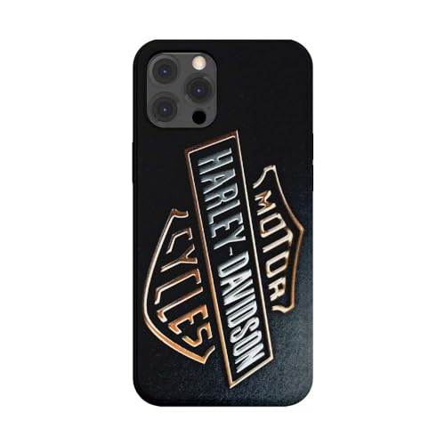 SUPER FABRIQUE Schutzhülle aus weichem Silikon, transparent, für Apple iPhone, Bedruckt in Frankreich, kompatibel mit Moto Harley Davidson (iPhone 14 Pro) von SUPER FABRIQUE
