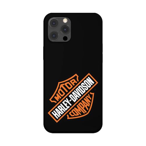 SUPER FABRIQUE Schutzhülle aus weichem Silikon, transparent, für Apple iPhone, bedruckt mit Harley Davidson-Logo (iPhone 15 Pro), HD2A von SUPER FABRIQUE