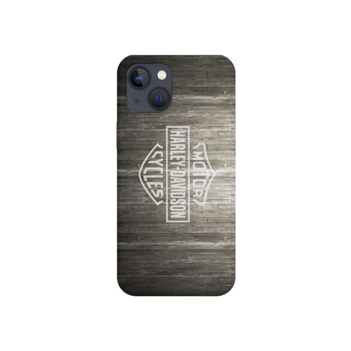 SUPER FABRIQUE Schutzhülle transparent weich Silikon Design für Apple iPhone bedruckt Harley Davidson (iPhone 13 Mini) von SUPER FABRIQUE