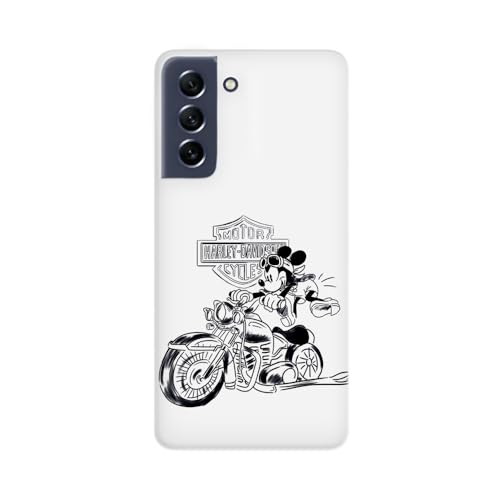 SUPER FABRIQUE Transparente Schutzhülle für Samsung Galaxy, Bedruckt in Frankreich, Mickey, kompatibel mit Moto Harley Davidson (Galaxy S21+ 5G) von SUPER FABRIQUE