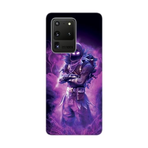 SUPER FABRIQUE Transparente Schutzhülle für Samsung Galaxy, bedruckt in Frankreich, Videospiele, Fortnite Thema (Galaxy S20 Ultra) von SUPER FABRIQUE