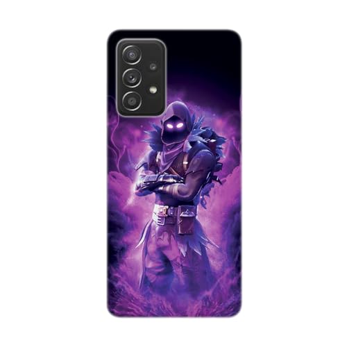 SUPER FABRIQUE Transparente Schutzhülle für Samsung Galaxy, bedruckt in Frankreich, Videospiele, Fortnite Thema – Galaxy A53 5G von SUPER FABRIQUE