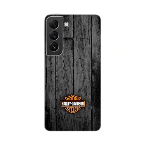 SUPER FABRIQUE Transparente Designhülle für Samsung Galaxy, Bedruckt in Frankreich, kompatibel mit Moto Harley Davidson (Galaxy S22) von SUPER FABRIQUE