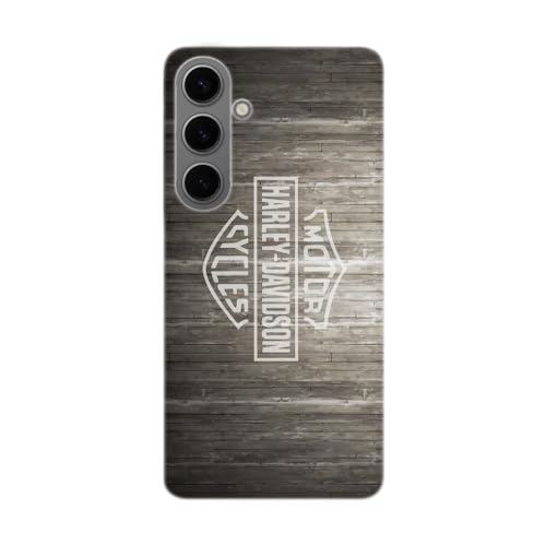 SUPER Made Transparente Design-Hülle für Samsung Galaxy, gedruckt in Frankreich, kompatibel mit Moto Harley-Davidson (Galaxy S24) von SUPER FABRIQUE