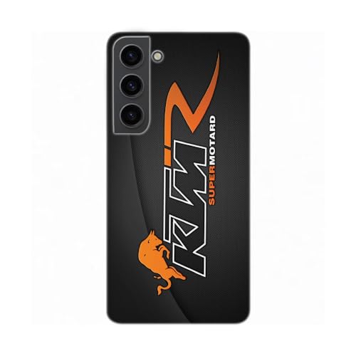 SUPER Made Transparente Design-Hülle für Samsung Galaxy, gedruckt in Frankreich, Motocross (Galaxy S23+) von SUPER FABRIQUE