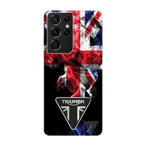 SUPER Made Transparente Design-Hülle für Samsung Galaxy, gedruckt in Frankreich, Triumph (Galaxy S21 Ultra 5G) von SUPER FABRIQUE
