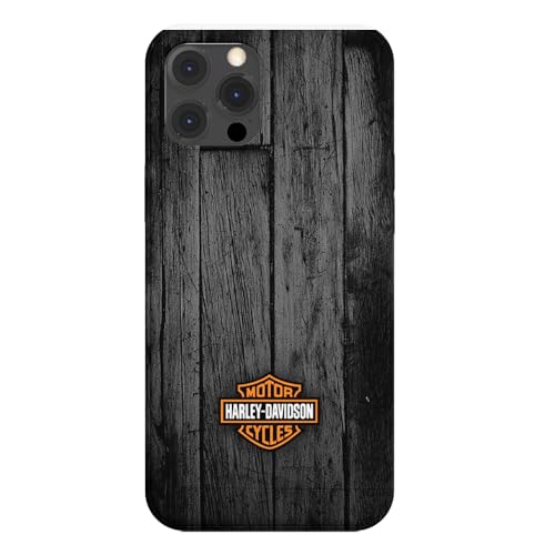 Schutzhülle, transparent, stoßfest, für Apple iPhone, Design Harley Davidson (iPhone 12 Pro Max) von SUPER FABRIQUE