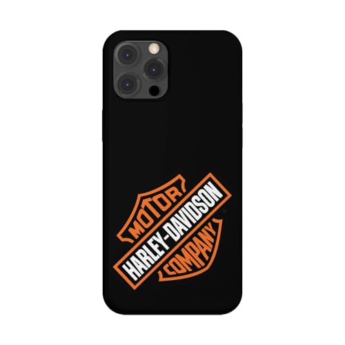 Schutzhülle aus weichem Silikon, transparent, für Apple iPhone, bedruckt mit Harley Davidson-Logo (iPhone 13 Pro) von SUPER FABRIQUE