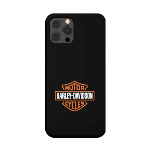 Schutzhülle aus weichem Silikon, transparent, für Apple iPhone, bedruckt mit Harley Davidson-Logo (iPhone 14 Pro), HD3 von SUPER FABRIQUE