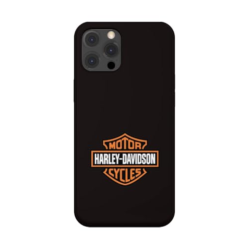 Schutzhülle aus weichem Silikon, transparent, für Apple iPhone, bedruckt mit Harley Davidson-Logo (iPhone 14 Pro), HD3 von SUPER FABRIQUE