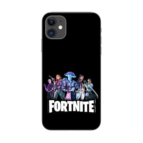 Schutzhülle transparent Design für Apple iPhone, bedruckt in Frankreich, Videospiele, Fortnite Team (iPhone 11) von SUPER FABRIQUE