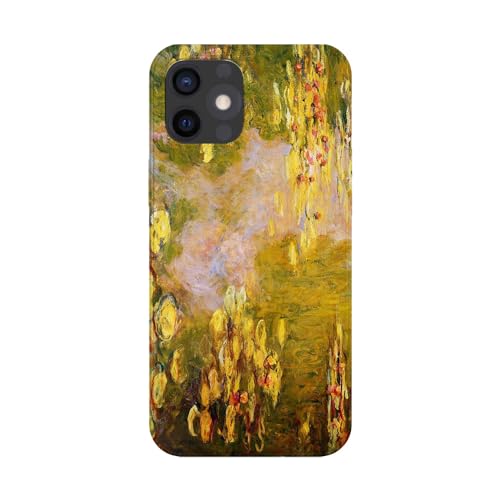 Transparente Schutzhülle für Apple iPhone, bedruckt in Frankreich, Claude Monet, Seerosen (1919) (iPhone 12) von SUPER FABRIQUE