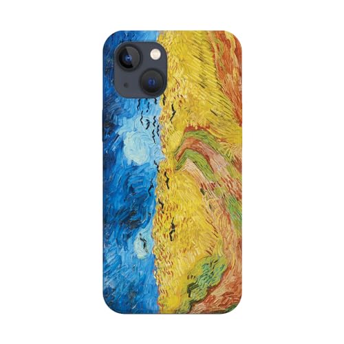 Transparente Schutzhülle für Apple iPhone, bedruckt in Frankreich, Van Gogh, Weizenfeld (iPhone 13) von SUPER FABRIQUE