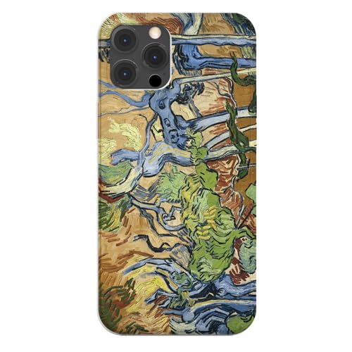 Transparente Schutzhülle für Apple iPhone, bedruckt in Frankreich, Van Gogh, Wurzeln (iPhone 15 Pro Max) von SUPER FABRIQUE