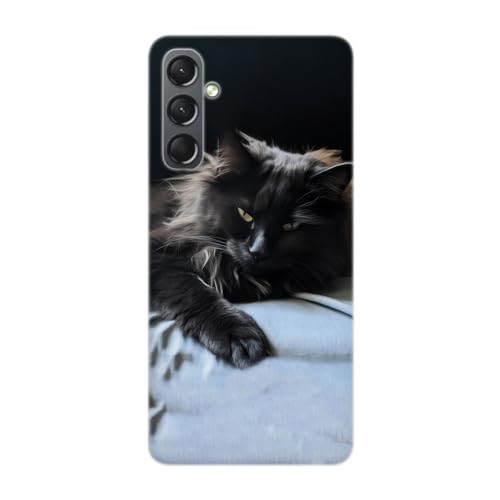 Transparente Schutzhülle für Samsung Galaxy, bedruckt in Frankreich, Motiv Katze Ragdoll Roger – Galaxy A55 von SUPER FABRIQUE
