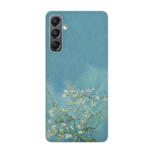 SUPER Factory Transparente Design-Hülle für Samsung Galaxy, Bedruckt in Frankreich, Van Gogh, Sonnenblumen, Galaxy A25 von SUPER FABRIQUE