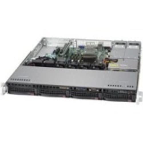 SUPER MICRO Barebone Server 1U Single 4 Hot-Swap 8.9 cm 400W Redundant Platinum, SuperServer 5019S-MR-G1585L von Supermicro
