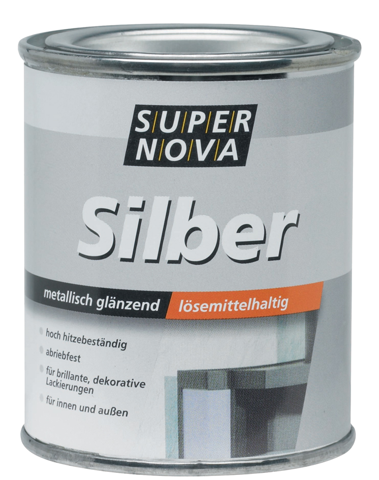 SUPER NOVA Silber-Effektlack, 125 ml von SUPER NOVA