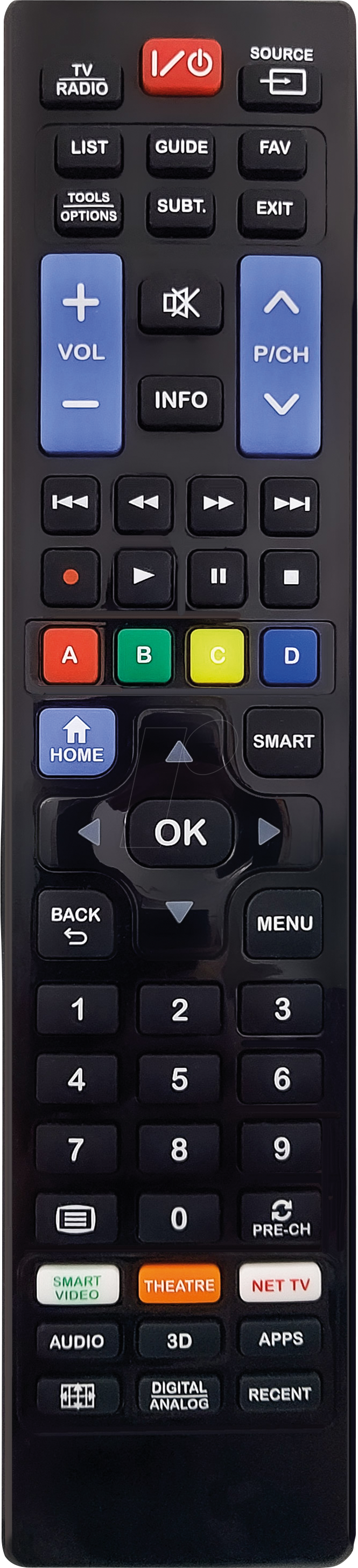SUPER READY5 EX - Superior Ready5 Smart Extended - Universalfernbedienung von SUPERIOR ELECTRONICS