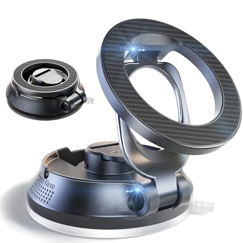 SUPERONE Magnetische Autohalterung Saugnapf, Vakuum Magnetische Handyhalterung für Auto, Magnetischer Saugnapf Telefonständer, Autozubehör für iPhone Serie/Automodelle SUPERONE Magnetische Autohalterung Saugnapf, Vakuum Magnetische Handyhalterung für Auto, Magnetischer Saugnapf Telefonständer, Autozubehör für iPhone Serie/Automodelle von SUPERONE