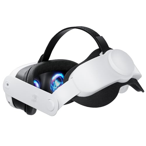 SUPERUS Kopfband für Meta Quest 3 - Elite-Headstrap-Ersatz für Oculus Quest 3, VR-Zubehör Kompatibel mit Meta Quest 3 - Verbesserter Komfort, Reduzierung des Kopfdrucks - mit Verstellbarem Scharnier von SUPERUS