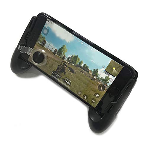 Handy Joystick Controller Grip Case für Smartphones Handy Gaming Grip mit Joystick Controller Halter Ergonomisches Design (Black Type 01) von SUPIA