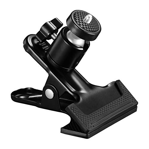 SUPON Multifunktions-Stativ-Kamera-Clip-Klemme, Blitz-Halterung mit 360° drehbarem Kugelkopf, 6,35 mm Gewindeschraube für Kamerastativ, SLR, DSLR, Videokameras, Studio-Hintergrundkamera SUPON Multifunktions-Stativ-Kamera-Clip-Klemme, Blitz-Halterung mit 360° drehbarem Kugelkopf, 6,35 mm Gewindeschraube für Kamerastativ, SLR, DSLR, Videokameras, Studio-Hintergrundkamera von SUPON