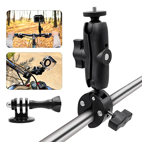 SUPRBIRD Action Kamera Halterung für Motorrad, Lenkerhalterung Clip,360° Drehung Motorrad Fahrradhalterung Compatible with DSLR and Digital Camera Sony Nikon Canon Kodak Panasonic SUPRBIRD Action Kamera Halterung für Motorrad, Lenkerhalterung Clip,360° Drehung Motorrad Fahrradhalterung Compatible with DSLR and Digital Camera Sony Nikon Canon Kodak Panasonic von SUPRBIRD