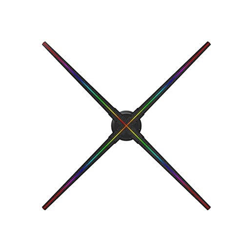 Gesponserte Anzeige - 3D-Hologramm-Fan-WLAN-Projek Holografische Fan Werbemaschine Nackt Eye 3D-Lüfterbildschirm 100 cm mit W-LAN Handy, Mobiltelefon App. Kontrollparty Dekorationen, die sich drehende von KHPL