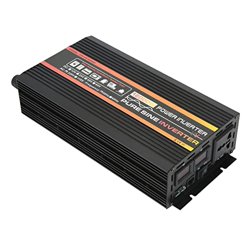 2000W Reiner Sinus, Überlastschutz, Ausgangsspannung, für RV -Boot Yacht Solar Panel mit Zwei Digitaldiellbildschirm, DC Bis Wechselrichter (DC12V) von SUPYINI