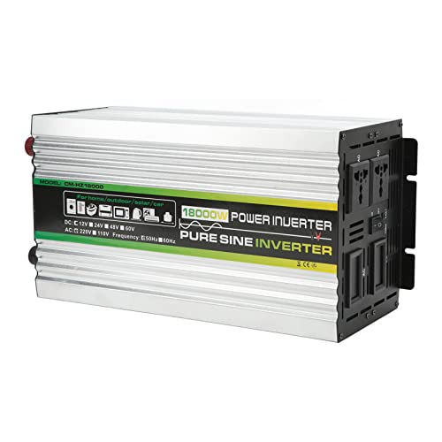 3000 Watt Pure Sinus, Überlastschutz, Saubere Stromversorgung, Geeignet für Wohnmobile, Yacht, Ausgabe (DC12V) von SUPYINI